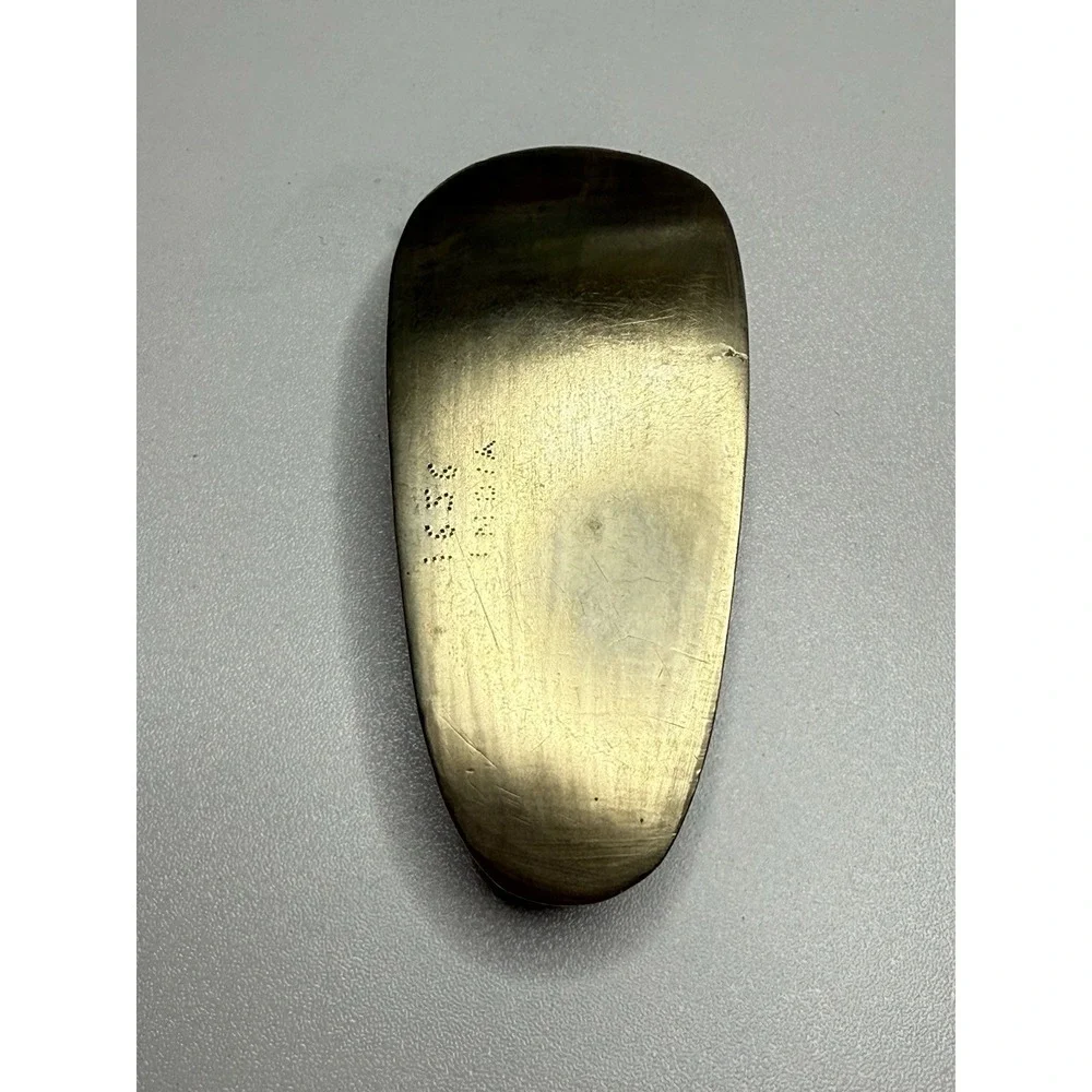 Vintage Brass Slipper Ashtray Etched Floral Design Mini Shoe Trinket Dish